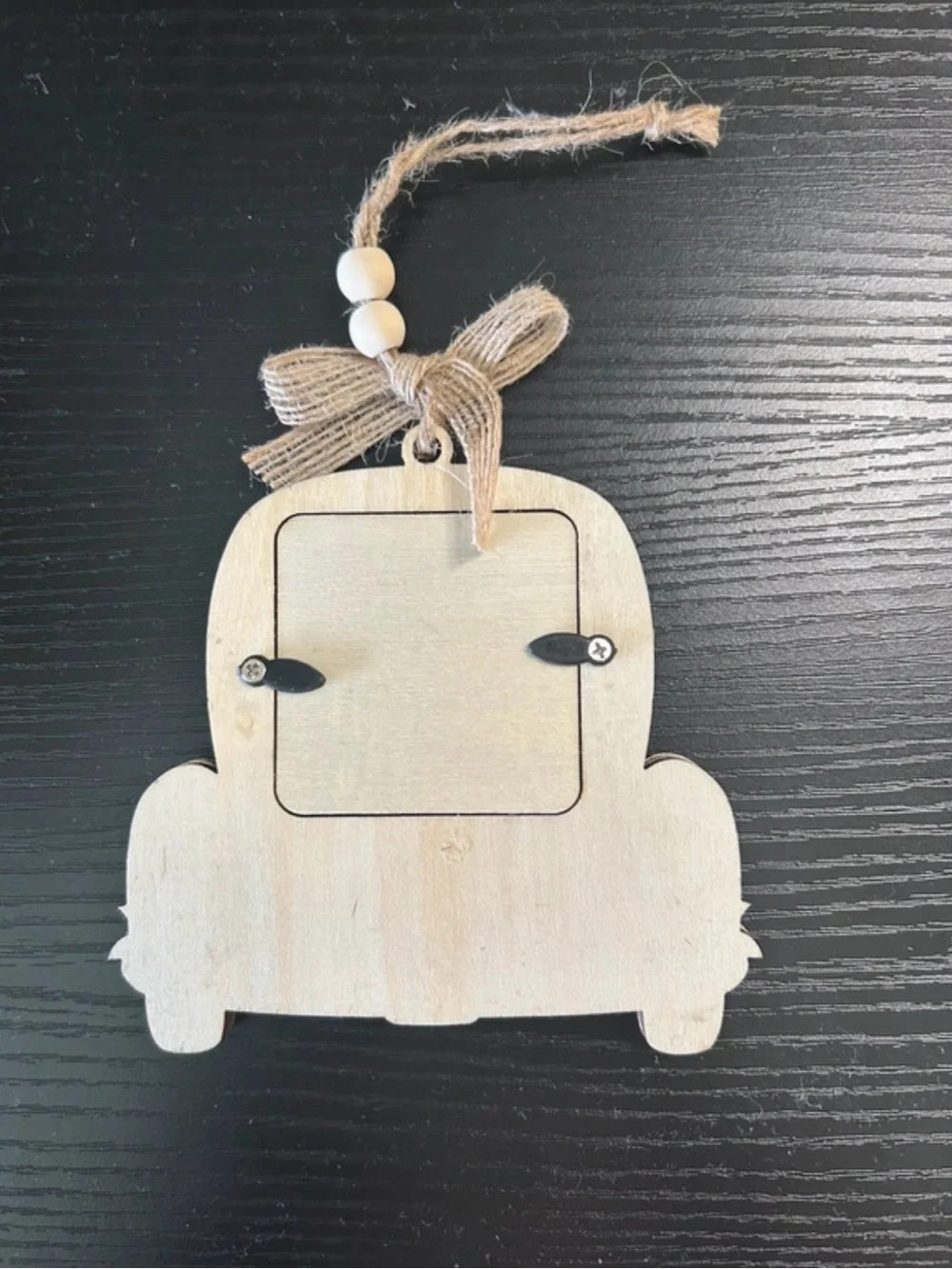Just Married 2026 Wooden Ornament Photo Frame - 6 for $25
